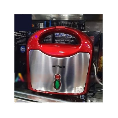 Picture of Miyako Sandwich Maker Model : SW-219 MR / Miyako Electric Sandwich Maker - Red & Silver
