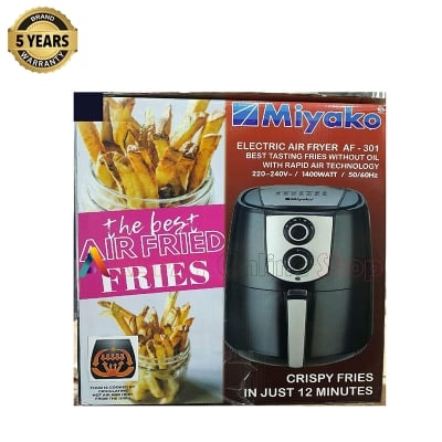 Picture of Miyako Electric Air Fryer | Model : AF-301 - Black & White