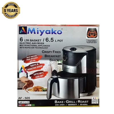 Picture of Miyako Electric Air Fryer | Model : AF-505 | 6.5 Ltr - Black