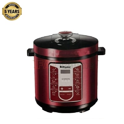Picture of Miyako Electric Pressure Cooker With 10 Cooking Setup | 6 Litre - Black