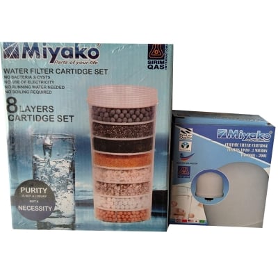 Picture of Miyako Water Filter Cartridge Replacement & Dome | 1pc Water Filter Cartridge & 1pc Dome