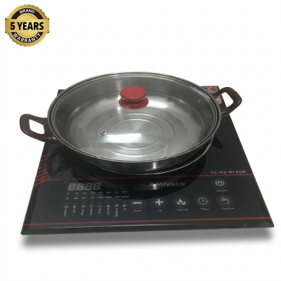Picture of Miyako Induction Cooker TC-MARBLE-04 [INVERTER] With FREE COOKING POT | 2200 Watt | Digital Display - Black