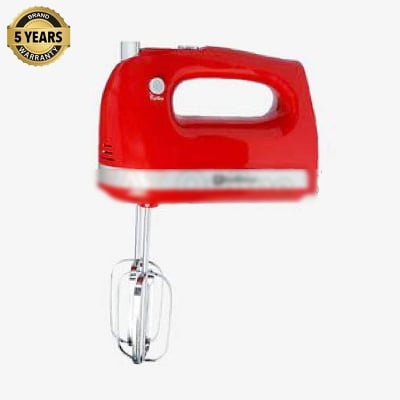 Picture of Redswiss Electric Egg Beater and Hand Mixer | Model : RSHM-201R | Colur : Red & Silver | 600 Watt - Red