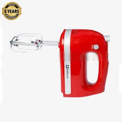 Picture of Redswiss Electric Egg Beater and Hand Mixer | Model : RSHM-201R | Colur : Red & Silver | 600 Watt - Red