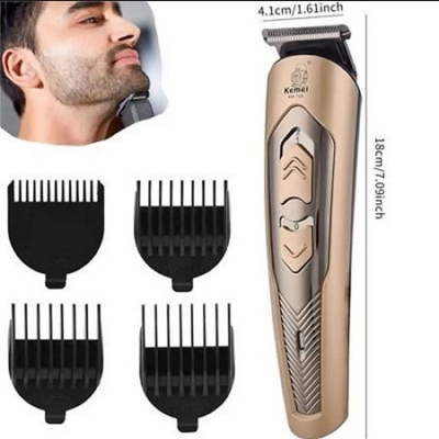 Picture of Kemei KM-756 Titanium Blade 4 comb Hair Trimmer & Clipper