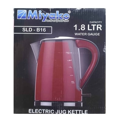 Picture of Miyako Electric Automatic Kettle SLD-B16 1.8 Liter 2000 watt - Red