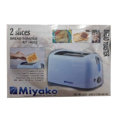 Picture of Miyako Automatic Bread Toaster with Lid | KT-6002 - Multicolor