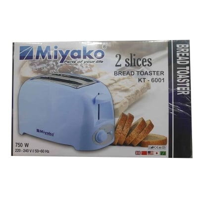 Picture of Miyako Automatic Bread Toaster with Lid | KT-6001 - Multicolor
