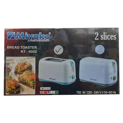 Picture of Miyako Automatic Bread Toaster with Lid | KT-6002 - Multicolor