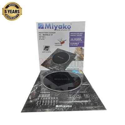 Picture of Miyako LATEST MODEL Induction Cooker Smokeless And Energy Savings [INVERTER] | Model : TC-Marble-07 | Capacity : 2200 Watt | 4 Digit Display