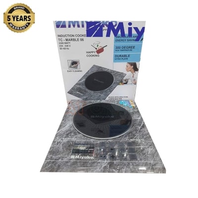 Picture of Miyako Induction Cooker Smokeless And Energy Savings [INVERTER] | Model : TC-Marble-06 | Capacity : 2200 Watt | 4 Digit Display