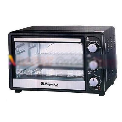 Picture of Miyako Electric Oven - 22 Liter | Model : MT-22RC | Miyako Electric Toaster Oven | Black & Silver Colour