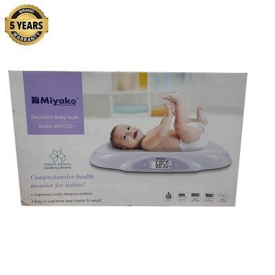 Picture of Miyako Baby Weight Scale MER-7220 | Accurate Weight Measurement with Miyako Digital Weight Machine - Black