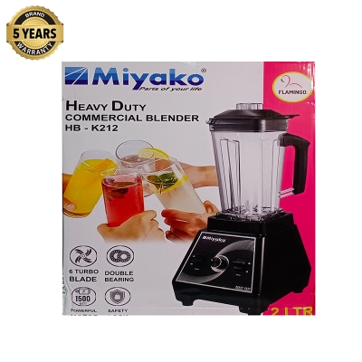 Picture of Miyako Heavy Duty Commercial Blender 6 Turbo Blade | Model : HB-K212 | 1500 watt