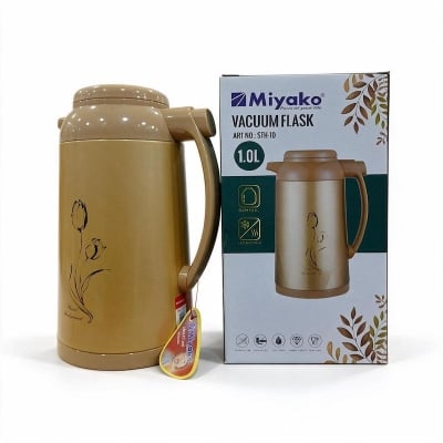 Picture of Miyako Vaccum Flask Hot & Cool | 12-24 Hours 1 Liter | Model : STH-10 - Brown