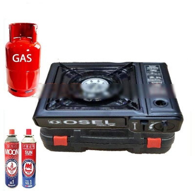 Picture of Portable Gas Burner with damage box/Portable Gas Stove with damage box | Portable Gas Stove without Box - Black