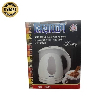 Picture of Miyako Cordless Electric Kettle | 2.2 Ltr | 2000 Watt | Miyako Electric Automatic Kettle | MK-5023 - White