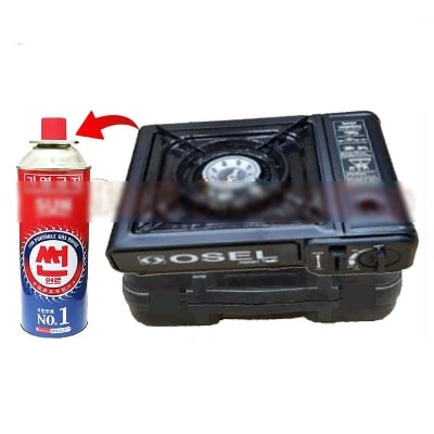 Picture of 1pc Sun Gas Can + Osel Gas Stove / Osel Portable Gas Stove with 1pc Sun Butane Gas Cane FREE