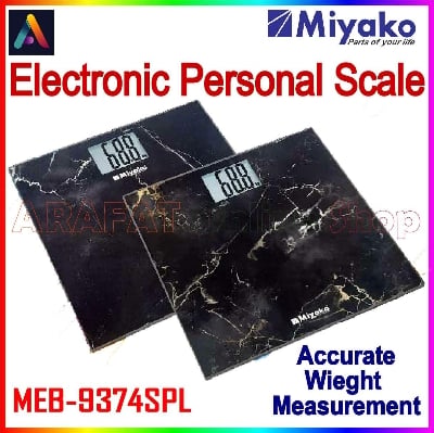 Picture of Accurate Weight Measurement with Miyako Digital Weight Machine/Miyako Electrical Personal Scale MEB-9370/MEB-9374SPL - Your Reliable Partner for Health and Fitness Goals - Multicolor