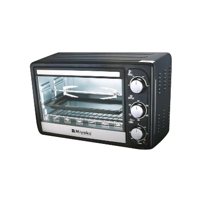 Picture of Miyako Electric Oven - 22 Liter | Model : MT-22RC | Miyako Electric Toaster Oven | Black & Silver Colour