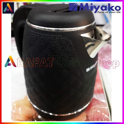 Picture of Miyako Electric Kettle Cordless Leather Design Cool Touch Body MJK-108 LTH 2000 Watt 1.8 ltr - Multicolor