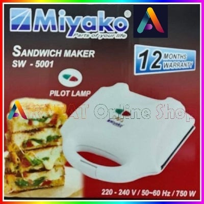 Picture of Miyako Sandwich Maker SW-5002/SW-5001/SW-39 - Brown