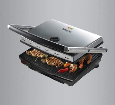 Picture of Miyako Electric Sandwich Press Contact Grill, Grill Sub Sandwich Maker | 2000 Watt | Model : LW-507 - Black