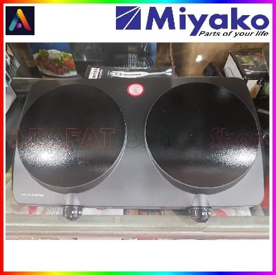Picture of Miyako Double Touch Cooker/ Miyako Multi Pan Touch Cooker/ Miyako Touch Cooker/ Miyako Infrared Touch Cooker | ATC-1026D | 2500 Watt - Black