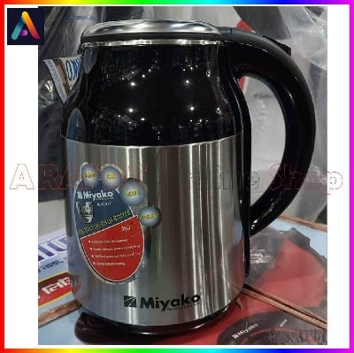 Picture of Miyako Automatic Electric Kettle | 2.3 Litre | MJK-S171 | Made in Malaysia - Black & Silver