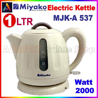 Picture of Miyako Electric Kettle | 1 LTR | MJK-A537 - Grey