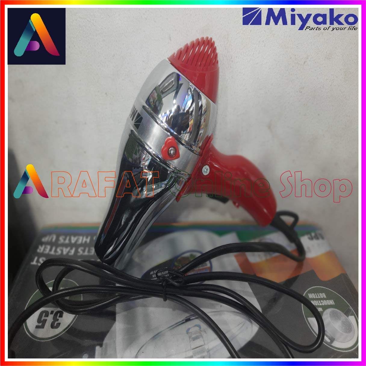 Picture of Miyako New Hair Dryer Model : MHD-6A | 800 WATT - Silver