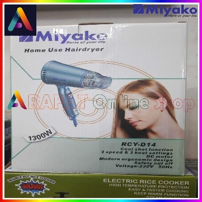 Picture of Miyako New Hair Dryer Model : RCY-D14 | 1300 WATT - Blue
