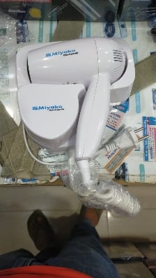 Picture of Miyako Hair Dryer Wall Hanging MD-891 / Wall Mounted Hotel Hair Dryer - White