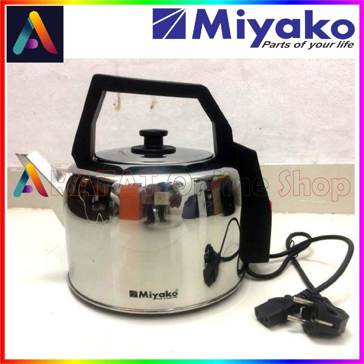 Picture of Miyako Automatic Electric Steel Kettle | Mk-A05-41 | 4.1 Liter - Multicolor