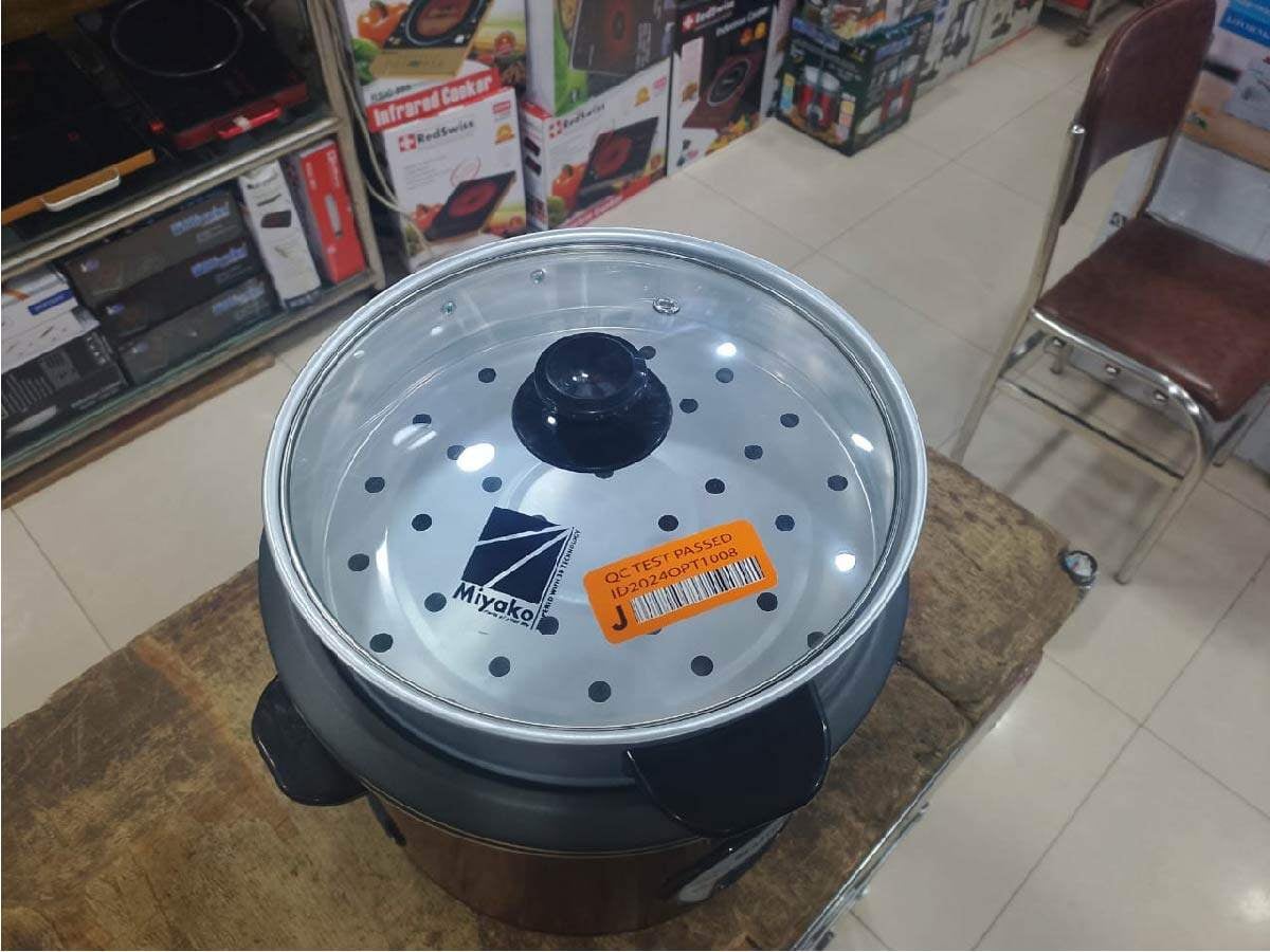 Picture of Miyako 3 in 1 Electric Rice Cooker 3 Ltr | ASL-300-KND-RED | Miyako 3 LTR Double Pot Rice Cooker ASL-300 YLD - Red