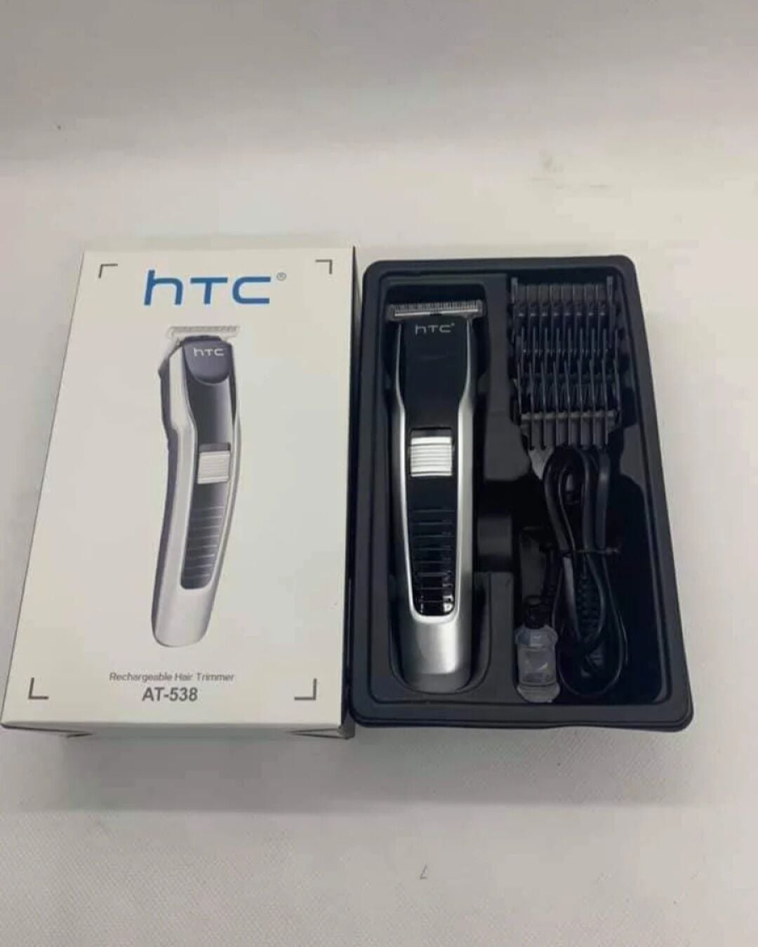Picture of HTC AT-538 Rechargeable Hair and Beard Trimmer for Men