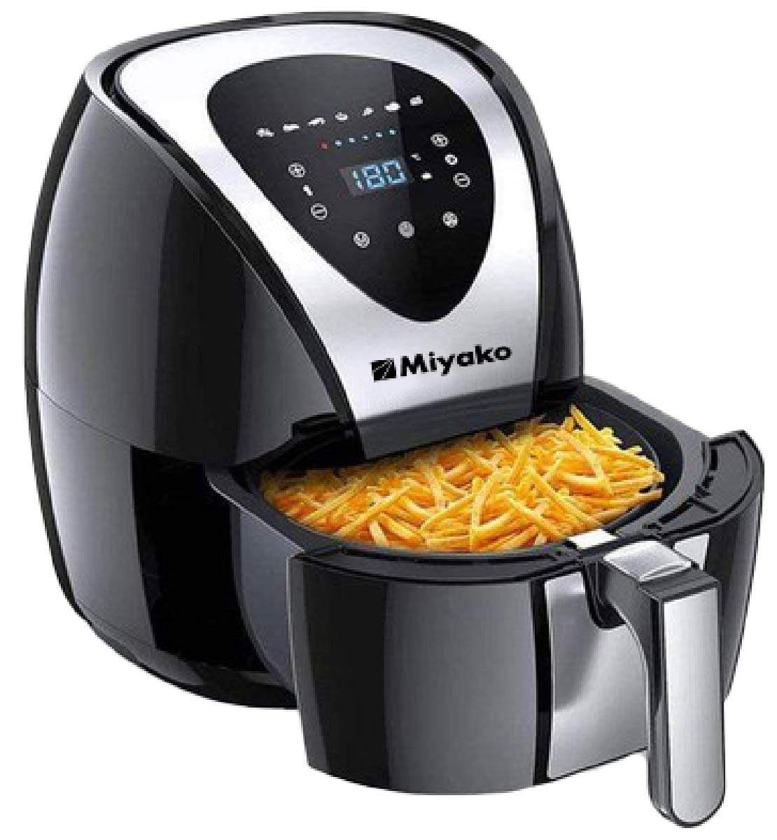 Picture of Miyako Digital Electric Air Fryer | Model : AF-618 | 3.5 Ltr Fry Basket | 4.5 Ltr Pot Capacity - Black