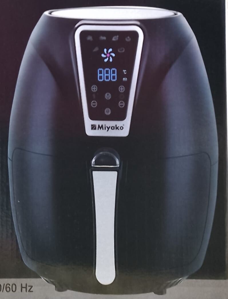 Picture of Miyako Digital Electric Air Fryer | Model : AF-620 | 2.5 Ltr Fry Basket | 3.0 Ltr Pot Capacity - Black
