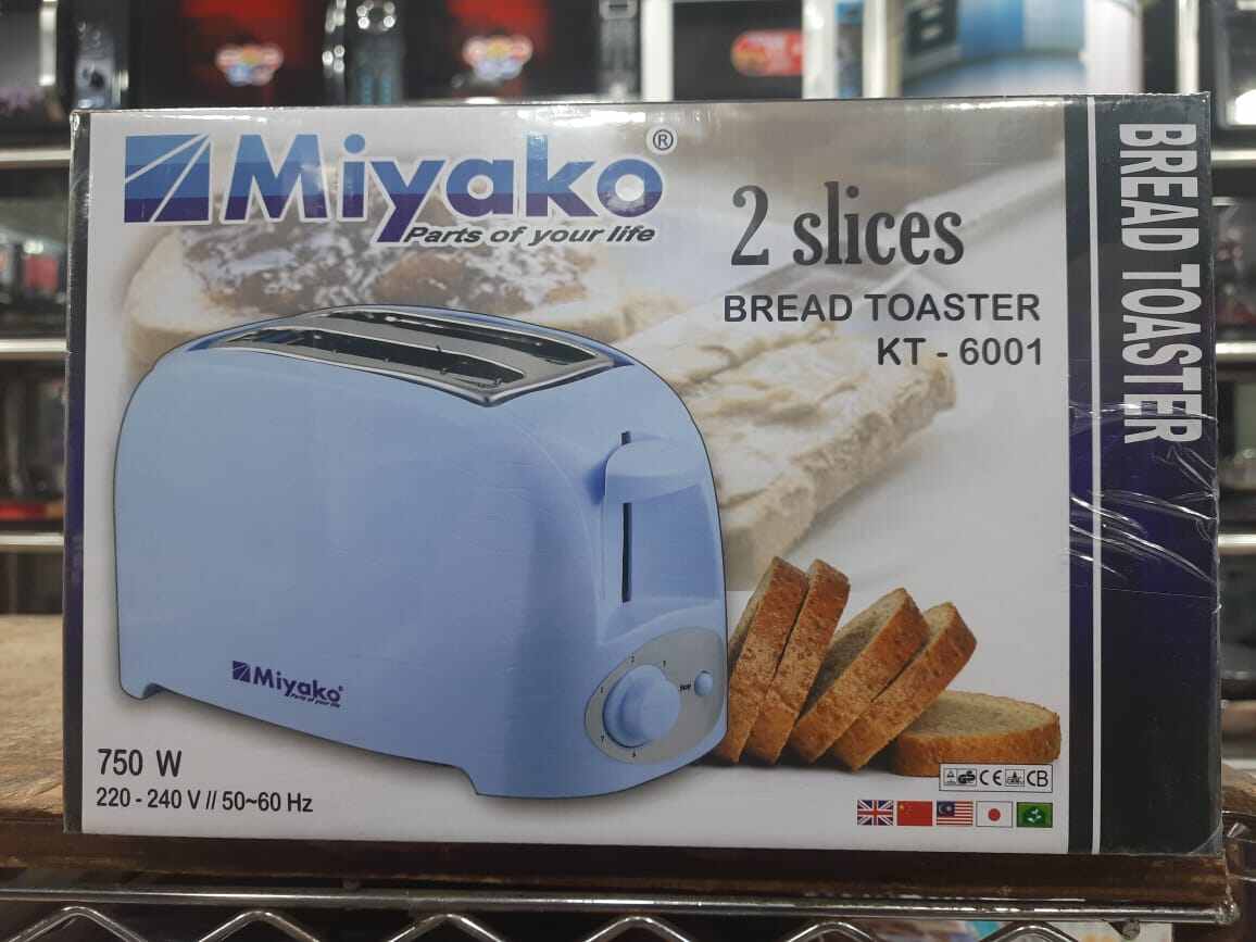 Picture of Miyako Automatic Bread Toaster with Lid | KT-6001 - Multicolor