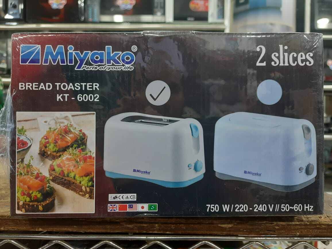 Picture of Miyako Automatic Bread Toaster with Lid | KT-6002 - Multicolor