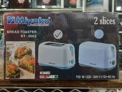 Picture of Miyako Automatic Bread Toaster with Lid | KT-6002 - Multicolor