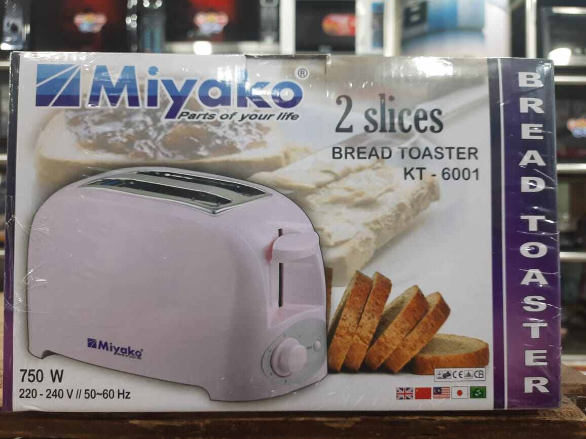 Picture of Miyako Automatic Bread Toaster with Lid | KT-6001 - Multicolor
