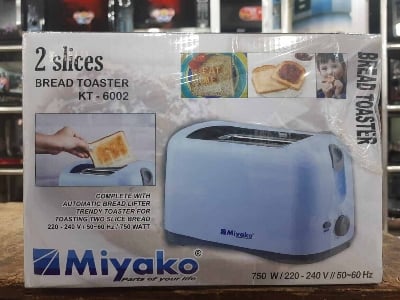 Picture of Miyako Automatic Bread Toaster with Lid | KT-6002 - Multicolor
