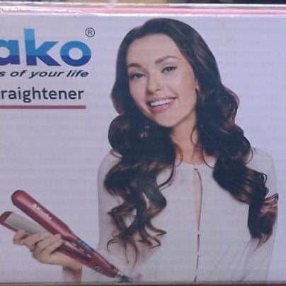 Picture of Miyako Professional Electronic Hair Straightener | Miyako Electronic Hair Straightener | Model : HS-915 - Red