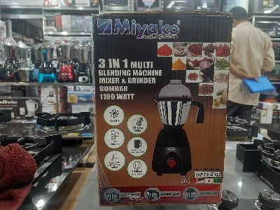 Picture of Miyako 3 in 1 Multi Blender & Mixer Grinder BOMBAR | 1100 Watt | Made in India