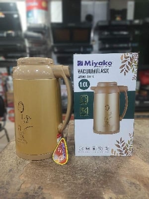 Picture of Miyako Vaccum Flask Hot & Cool | 12-24 Hours 1 Liter | Model : STH-10 - Brown