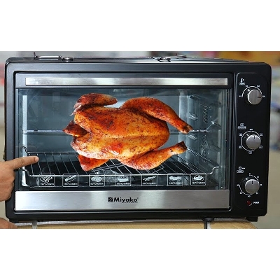 Picture of Miyako Electric Oven - 22 Liter | Model : MT-22RC | Miyako Electric Toaster Oven | Black & Silver Colour
