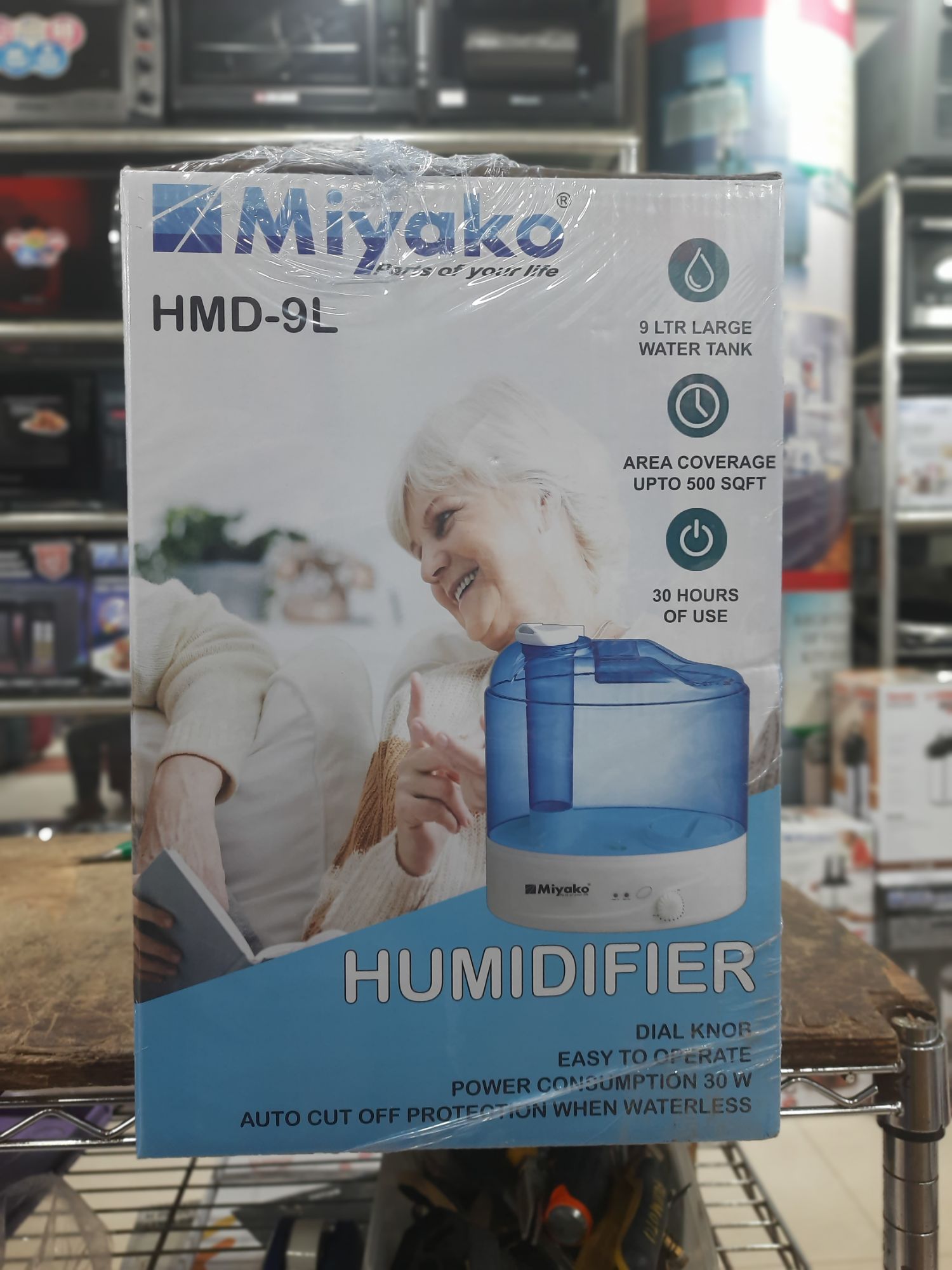 Picture of Miyako Intelligent Humidifier HMD-9L Capacity 9 Liter - Humidifier - White & Blue