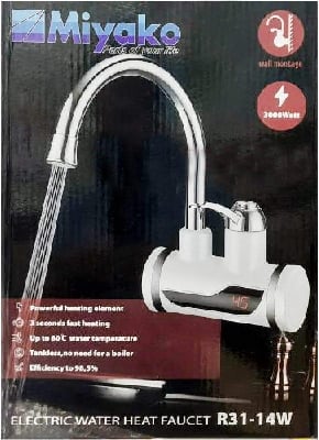 Picture of Instant water geyser and water heater for Basine/Wall - Silver