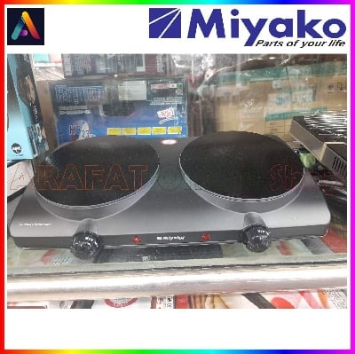 Picture of Miyako Double Touch Cooker/ Miyako Multi Pan Touch Cooker/ Miyako Touch Cooker/ Miyako Infrared Touch Cooker | ATC-1026D | 2500 Watt - Black
